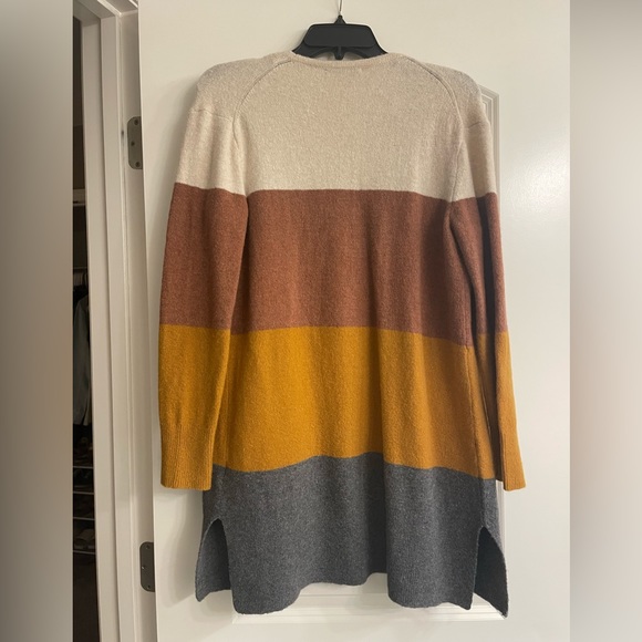 NWT Cozy multi color long open cardigan - Picture 2 of 3